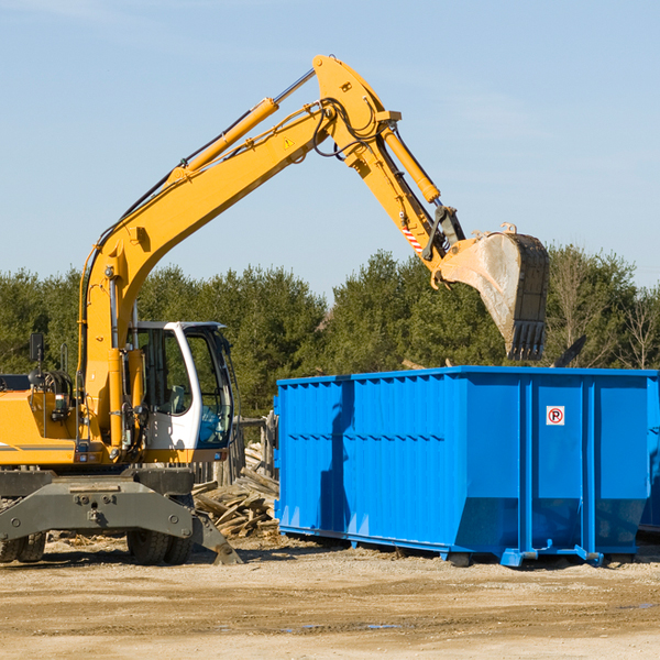 what size residential dumpster rentals are available in Duluth Washington